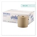 Windsoft Hardwound Roll Towels, 8" X 800 Ft, Natural, 6 Rolls/Carton - WIN12806 - TotalRestroom.com