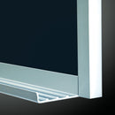 ASI 9800 Quick Ship Porcelain Markerboard 4-Sided Frame 3' X 4', Length: 48" X Width: 36" - 980101304
