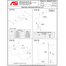 ASI 3801-42-41 (42 x 1.5) Snap Flange, Matte Black, Straight Grab Bar, 42”
