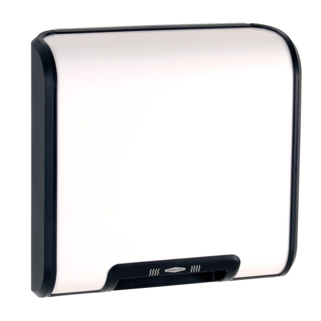 Bobrick B-7120 230V TrimDry ADA Surface-Mounted Hand Dryer, White Cover 230V