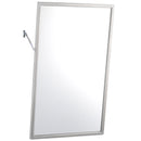 Bobrick B-294 1830 (18x30) Angle-Frame Two Position Tilt Mirror 18"W x 30"H