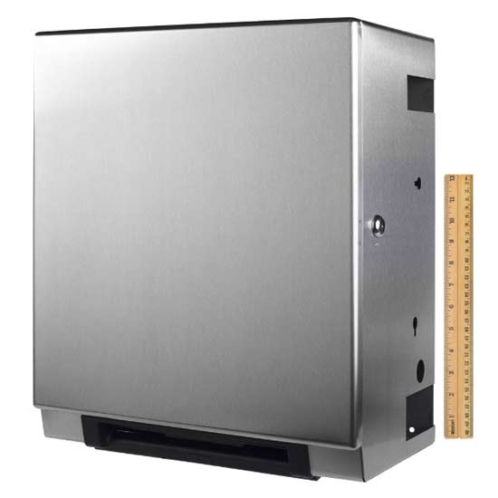 Bobrick B-2974 Automatic Commercial Paper Towel Dispenser, Surface-Mounted, Stainless Steel