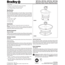 Bradley 36" Semi-Circular Stainless Steel Washfountain, Foot Control, B Drain - WF2703F-B-MMV-LSD