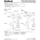 Bradley 36" Semi-Circular Stainless Steel Washfountain, Foot Control, B Drain - WF2703F-B-MMV-LSD