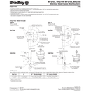 Bradley 54" Semi-Circular Stainless Steel Washfountain, Foot Control, B Drain - WF2704F-B-MMV-LSD