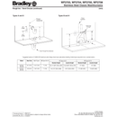 Bradley 36" Semi-Circular Stainless Steel Washfountain, Foot Control, B Drain - WF2703F-B-MMV-LSD