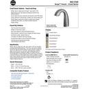 Bradley (S53-3100) RL3-BZ Touchless Counter Mounted Sensor Faucet, .35 GPM, Brushed Bronze, Crestt Series