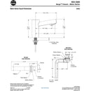 Bradley (S53-3300) RT5-BN Touchless Counter Mounted Sensor Faucet, .5 GPM, Brushed Nickel, Metro Series