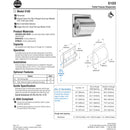 Bradley 5103-00 Commercial Toilet Paper Dispenser, Surface-Mounted, Stainless Steel w/ Bright-Polished Finish