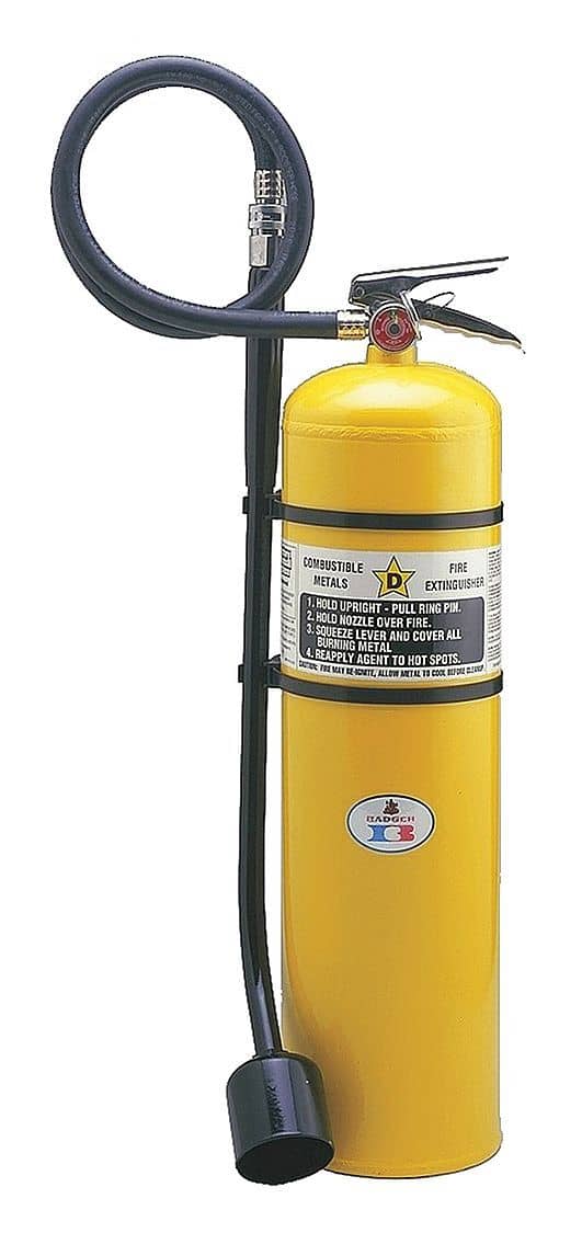 Badger Sodium Chloride Class D Fire Extinguisher with 30 lb - TotalRestroom.com