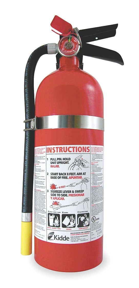 Kidde FC340M-VB Dry Chemical Fire Extinguisher with 5 lb. Capacity