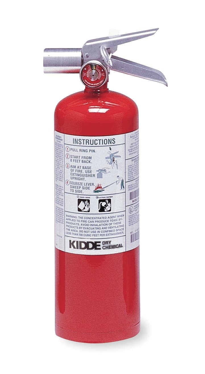Kidde Halotron Fire Extinguisher with 5 lb. Capacity and 9