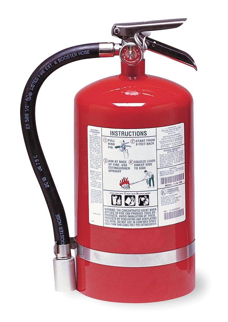 Kidde Halotron Fire Extinguisher with 11 lb. Capacity and 1