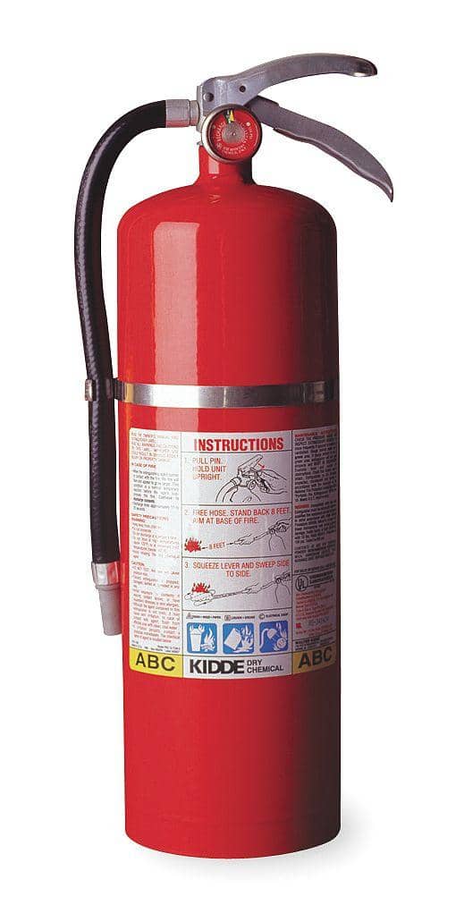 Kidde Dry Chemical Fire Extinguisher with 10 lb. Capacity a