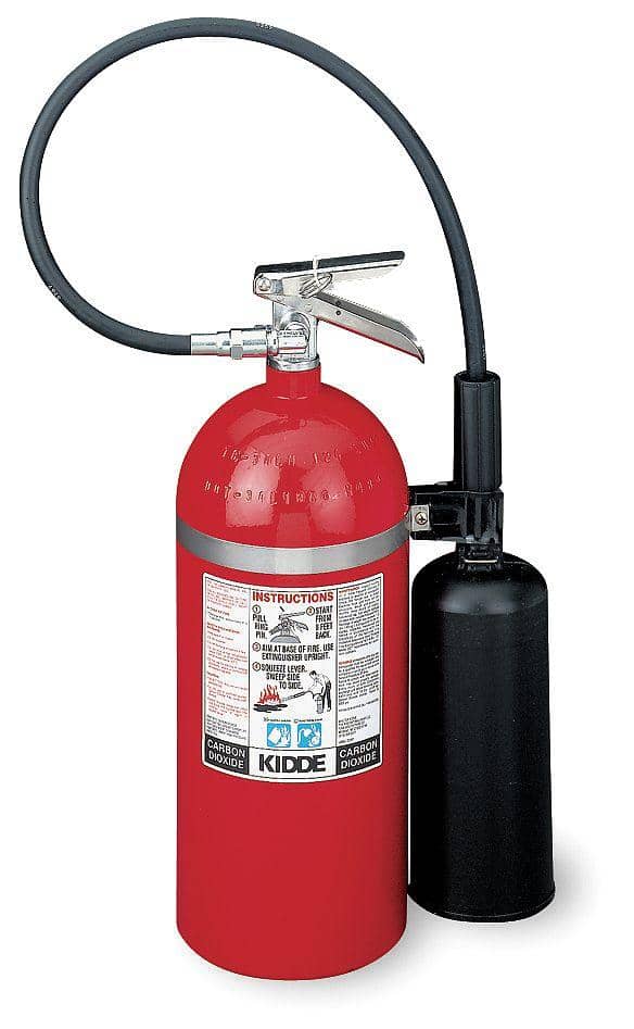 Kidde Carbon Dioxide Fire Extinguisher with 10 lb. Capacity