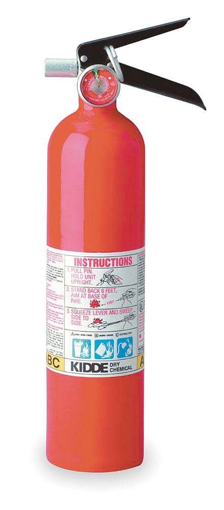 Kidde Dry Chemical Fire Extinguisher with 2.5 lb. Capacity