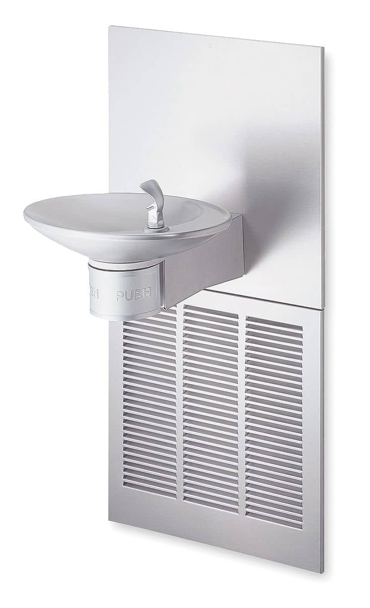 Halsey Taylor 8634083683 Stainless Steel Push Bar Water Cooler, 8.0 - TotalRestroom.com