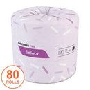 Cascades Select Standard Bath Tissue, 2-Ply, White, 4.31 X 3.75, 550/Roll, 80/Carton - CSDB200 - TotalRestroom.com