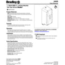 Bradley 6A00-11 Automatic Soap Dispenser, Touchless, Surface Mounted, Stainless