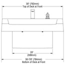 Bradley Verge Commercial Handwashing Station - LVGD-Series, One-Station, LVGD1 - TotalRestroom.com