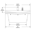 Bradley Verge Commercial Restroom Sink - L-Series, One-Station, LVLD1 - TotalRestroom.com