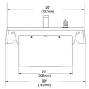 Bradley Verge Commercial Handwashing Sink - LVRD-Series, One-Station, LVRD1 - TotalRestroom.com