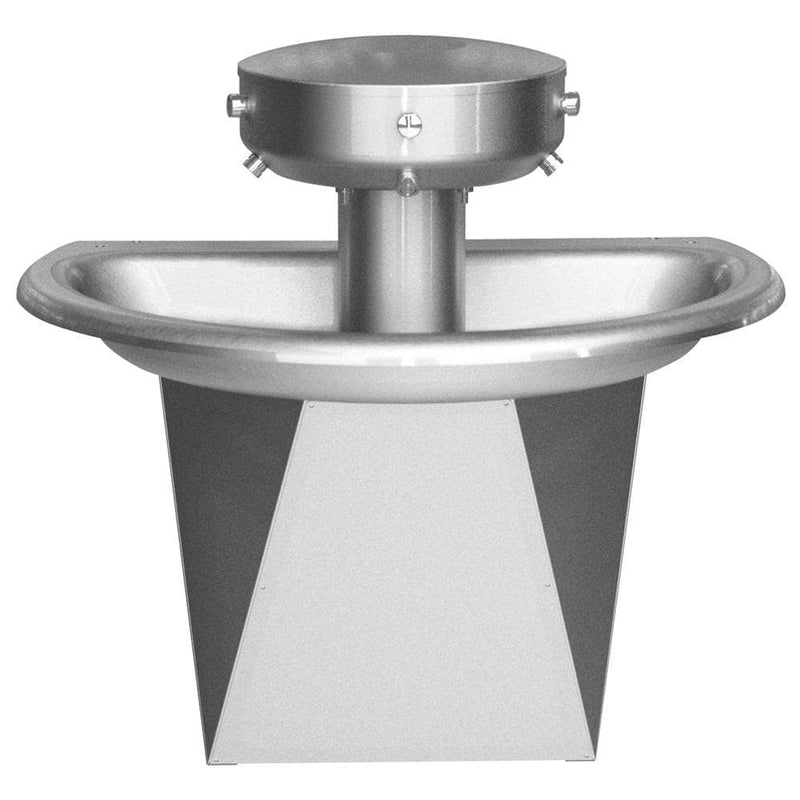 Bradley 36" Semi-Circular Sentry Washfountain, Hand Conrol, B Drain - SN2023 - TotalRestroom.com