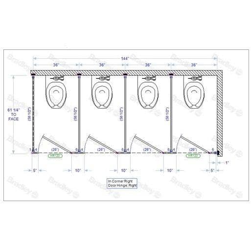 How to Measure for Bathroom Partitions