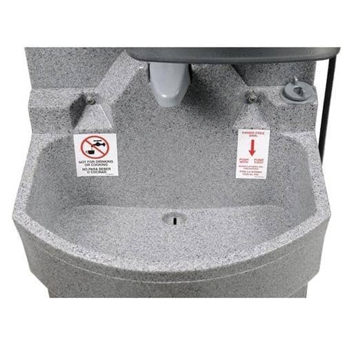 PolyJohn Portable Hand Washing Sink, Heated Water, GrandStand PSW1-2100, Replaced w/ the PSW3-2000