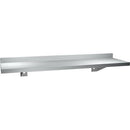 ASI 0694-60, Commercial Shelf w/ Backsplash, 5" D x 60" L, Stainless Steel w/ Satin Finish - TotalRestroom.com