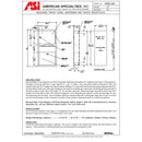 ASI 0462-AD Combination Commercial Paper Towel Dispenser/Waste Receptacle, Recessed-Mounted, Stainless Steel