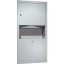 ASI 0462-AD Combination Commercial Paper Towel Dispenser/Waste Receptacle, Recessed-Mounted, Stainless Steel