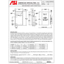 ASI 0458 Commercial Restroom Waste Receptacle, 12 Gallon, Semi-Recessed-Mounted, 4" W x 4" H x 4-1/4" D, Stainless Steel