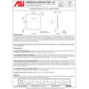 ASI 7402-SD Commercial Toilet Paper Dispenser, Recessed-Mounted, Stainless Steel w/ Satin Finish