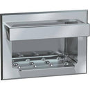 ASI 0398 Heavy-Duty Soap Dish with Bar, Recessed Surface-Mounted, Stainless Steel - TotalRestroom.com