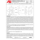 ASI 0482 Commercial Seat-Cover/ Toilet Paper Dispenser and Waste Receptacle, Recessed-Mounted, Stainless Steel