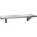 ASI 0692-612 Commercial Restroom Towel Shelf, 6" D x 12" L, Stainless Steel w/ Bright-Polished Finish - TotalRestroom.com