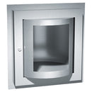 ASI 0515 Commercial Turntable Specimen Pass Box, 5-7/8" W x 10-7/16" H x 10" D, Recessed-Mounted, Stainless Steel w/ Satin Finish