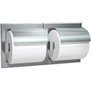 ASI 74022-HS Commercial Toilet Paper Dispenser w/ Hood, Recessed-Mounted, Stainless Steel w/ Satin Finish - TotalRestroom.com