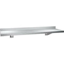 ASI 0694-48, Commercial Shelf w/ Backsplash, 5" D x 12" L, Stainless Steel w/ Satin Finish - TotalRestroom.com