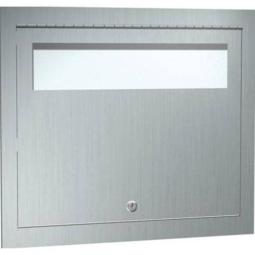 ASI 0477 Commercial Toilet Seat Cover Dispenser, Recessed-Mounted