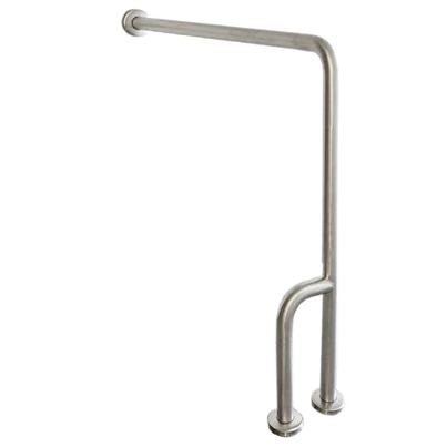 ASI 3833-L (33 x 30 x 0.5) Commercial Left Hand Grab Bar, 1/2" Diameter x 33" Length, Stainless Steel