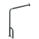 ASI 3833-RP (33 x 30 x 0.5) Commercial Right Hand Grab Bar, 1/2" Diameter x 33" Length, Stainless Steel (Peened)
