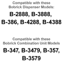 Bobrick 4288-9 Commercial Toilet Tissue Spindle Repair Part