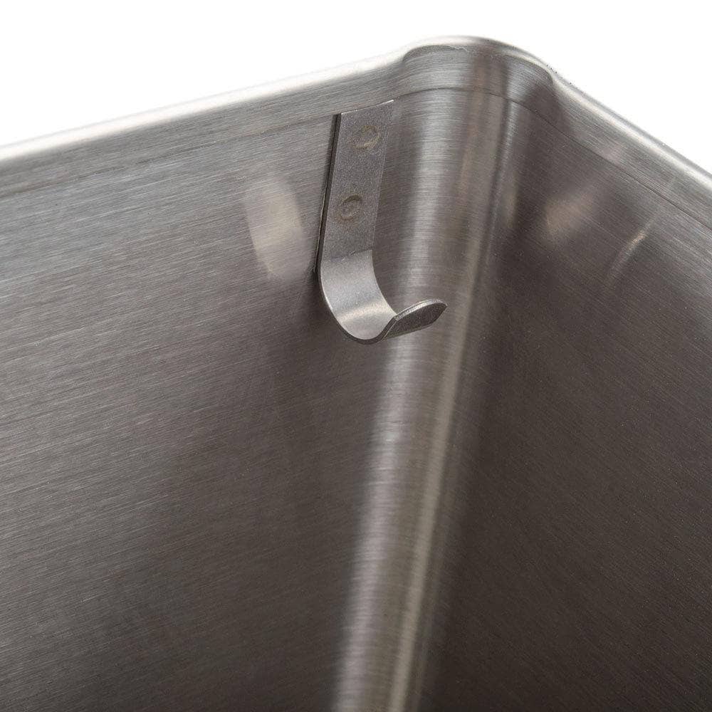 Bobrick 368-60 Convertible Waste Receptacle, 18 Gallon, Satin Stainless Steel - TotalRestroom.com