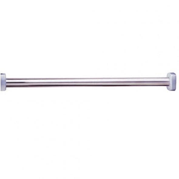 Bobrick B-6107x36 Commercial Shower Curtain Rod, 36" Length, Stainless Steel - TotalRestroom.com