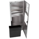 Bobrick B-36903 Combination Commercial Paper Towel Dispenser/Waste Receptacle, Recessed-Mounted, Stainless Steel - TotalRestroom.com