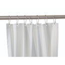 Bobrick B-204-2 Commercial Shower Curtain, 72" Length, Vinyl