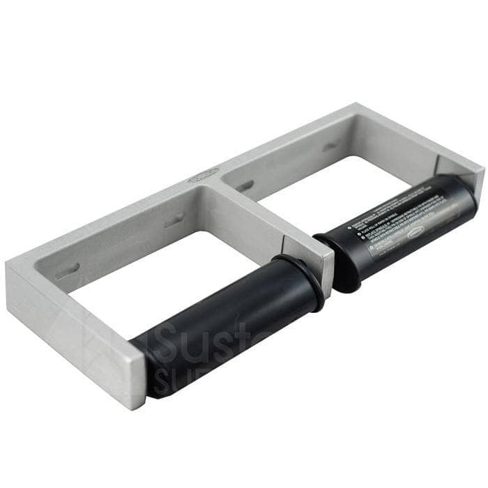 Bobrick B-274 Commercial Double Roll Toilet Paper Dispenser, Surface-Mounted, Metal - TotalRestroom.com