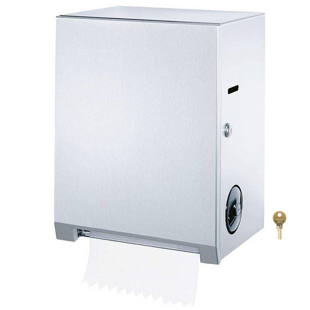 Bobrick B-2860 Commercial Paper Towel Dispenser, Surface-Mounted, Stainless Steel